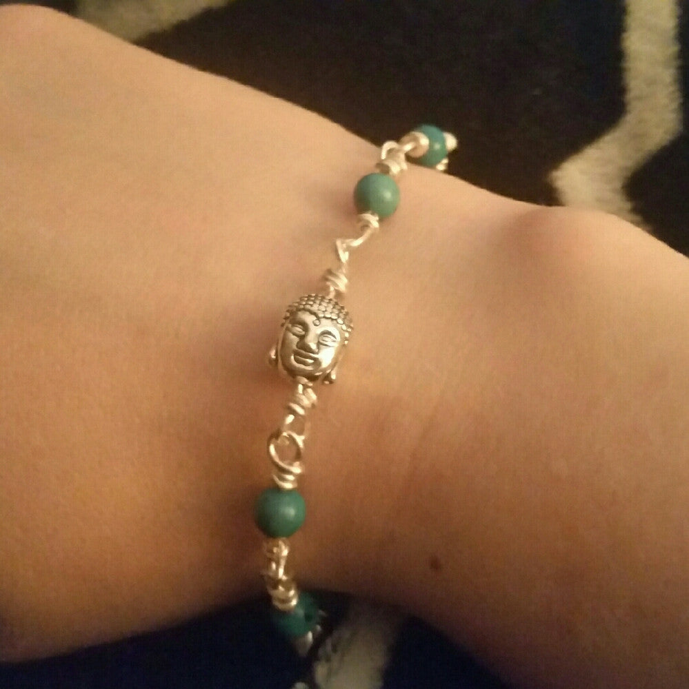 Delicate Buddha bracelet